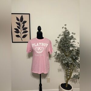 -SOLD- PLAYBOY Pink Logo Tee